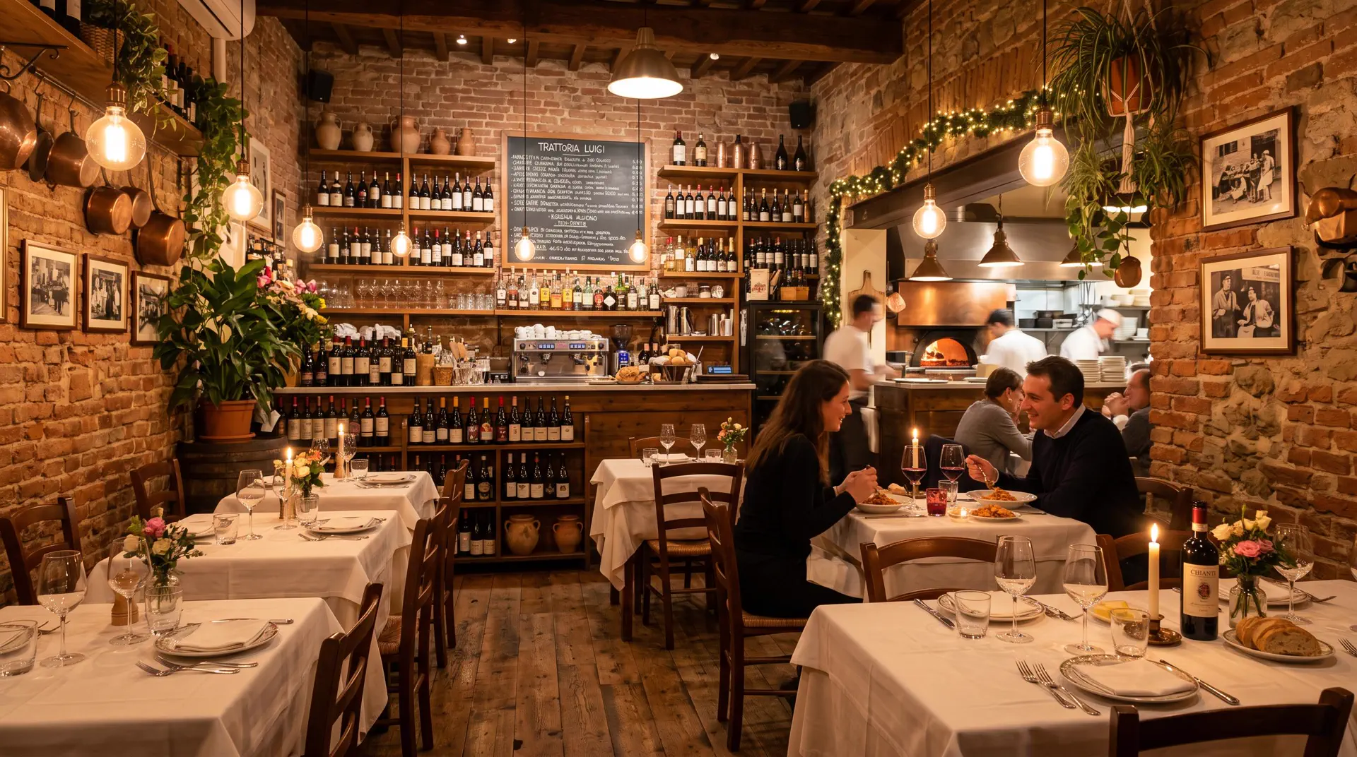 Salle du restaurant Gusto e Passione
